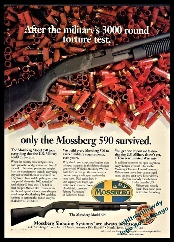 1995 MOSSBERG Model 590 Military Torture Test AD-img-0
