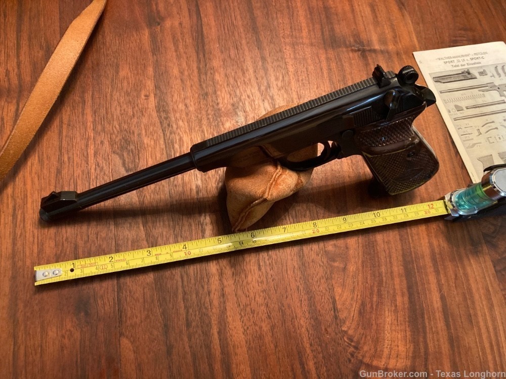 Walther Manurhin PP Sport .22 LR 8” Pistol + Holster 98%+ Colt S&W Korth-img-34