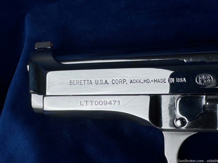 Beretta 96G Elite LTT Centurion Custom BRIGHT Nickel RARE $0.01 MTC116-img-11