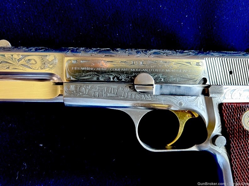 Browning Hi Power Classic Limited Edition Engraved 9mm, with Extra.-img-26