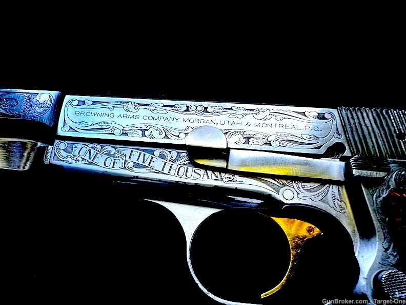 Browning Hi Power Classic Limited Edition Engraved 9mm, with Extra.-img-32