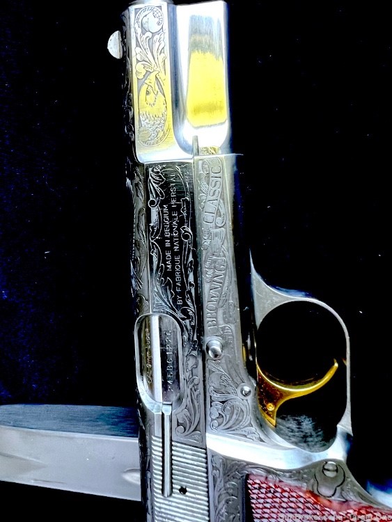 Browning Hi Power Classic Limited Edition Engraved 9mm, with Extra.-img-29