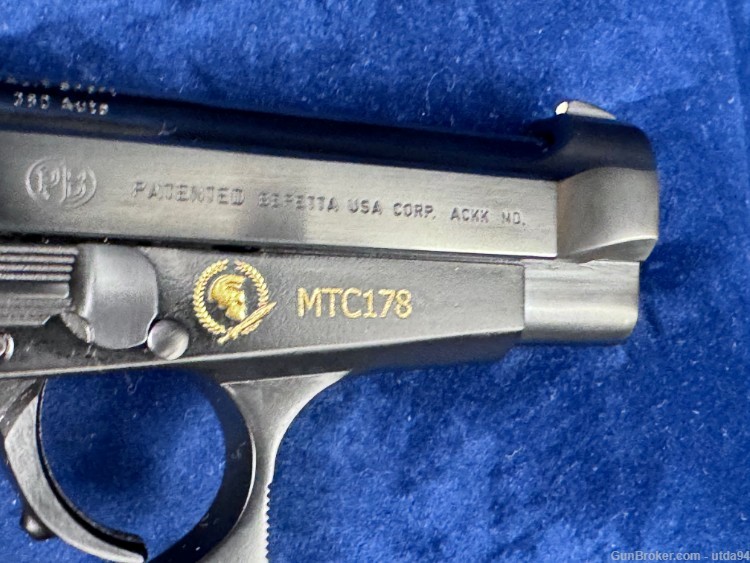 Beretta 84F Custom Blue Cheetah .380 Ltd Ed RARE! $0.01 no reserve MTC178-img-10