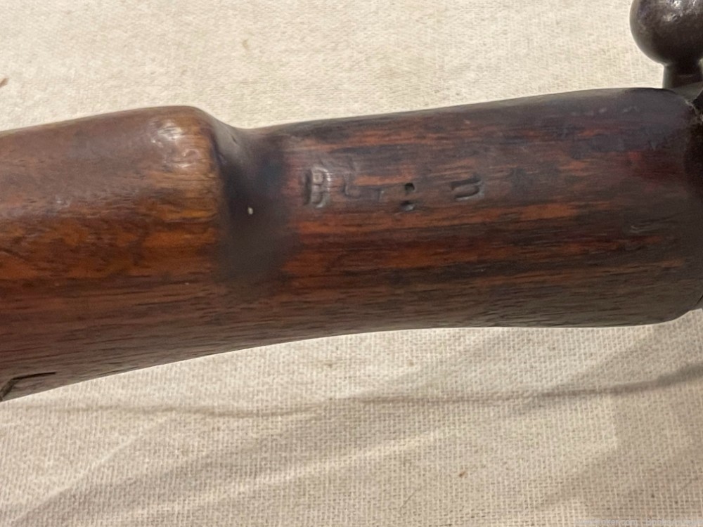 1943 Lee Enfield - All Matching - WWII Battle Used w/ Initials & Kill Marks-img-14