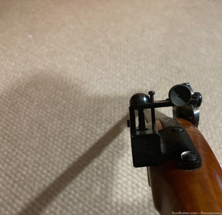 50cal custom flintlock RICE barrel Lyman peep sights and Curley maple stock-img-8