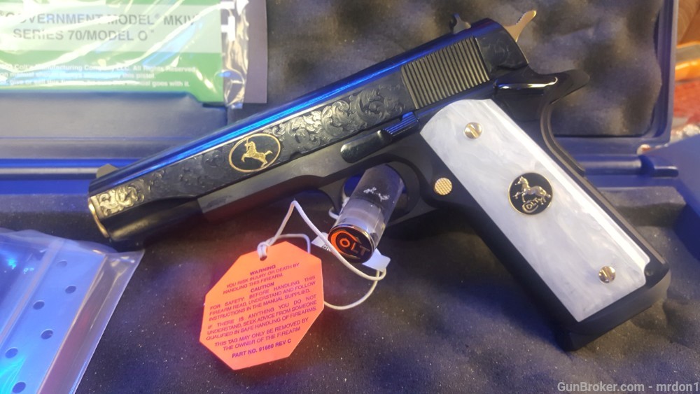 COLT 1911 38 SUPER CUSTOM HERITAGE STAN CHEN MAG WELL FACTORY NEW -img-14