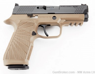 Wilson Combat P320 Carry 9mm FDE w/ Action Tune (Curved Trigger)-img-0
