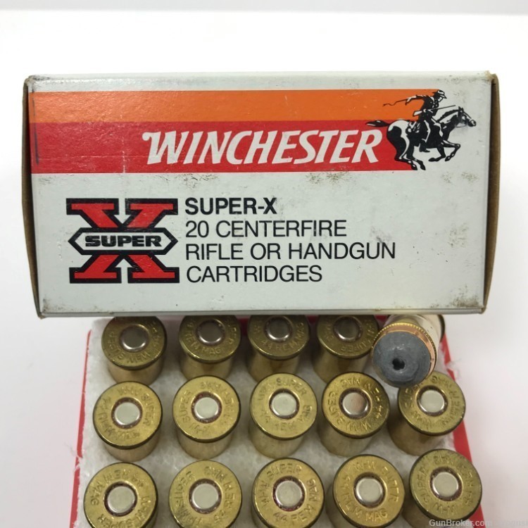 1988 Winchester .44 Rem Mag 240 Gr Hollow Soft Point FULL Vintage 1254-LX-img-2