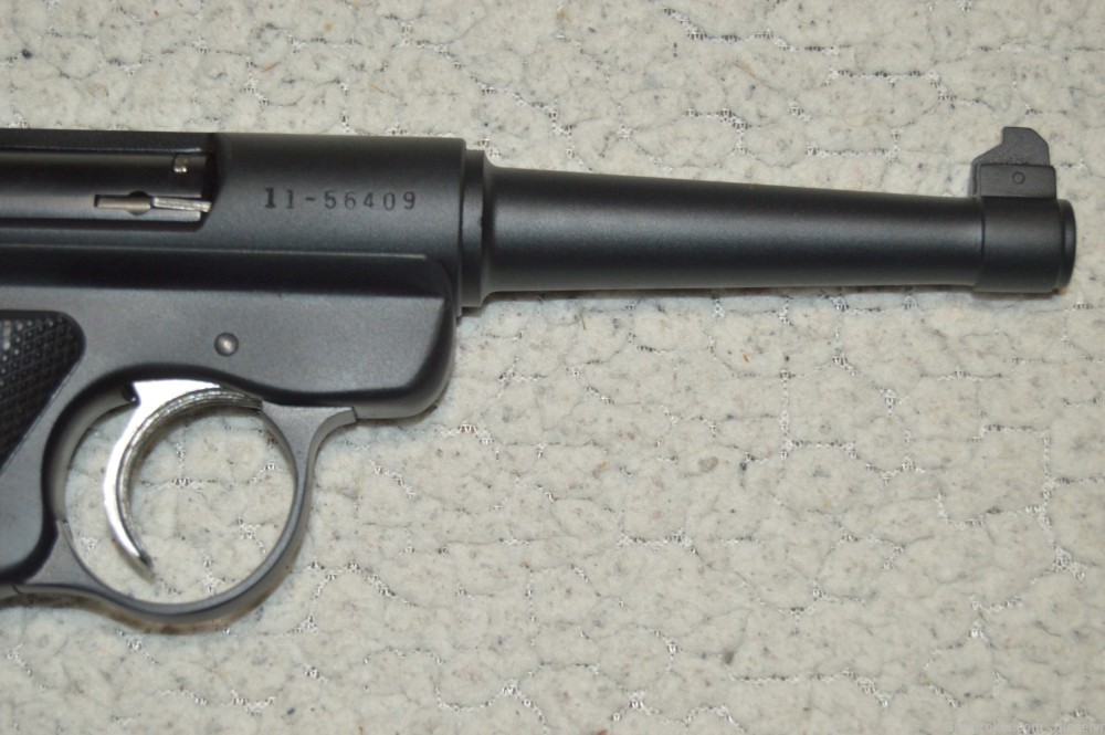 VINTAGE Ruger Standard Auto .22 4 3/4" Original Magazine and Grips-img-4