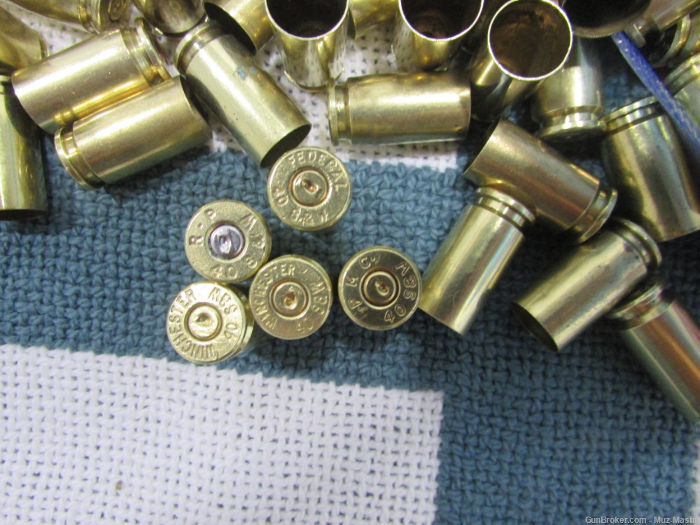 40 S&W Brass Mixed Headstamp 850+ Rounds-img-2