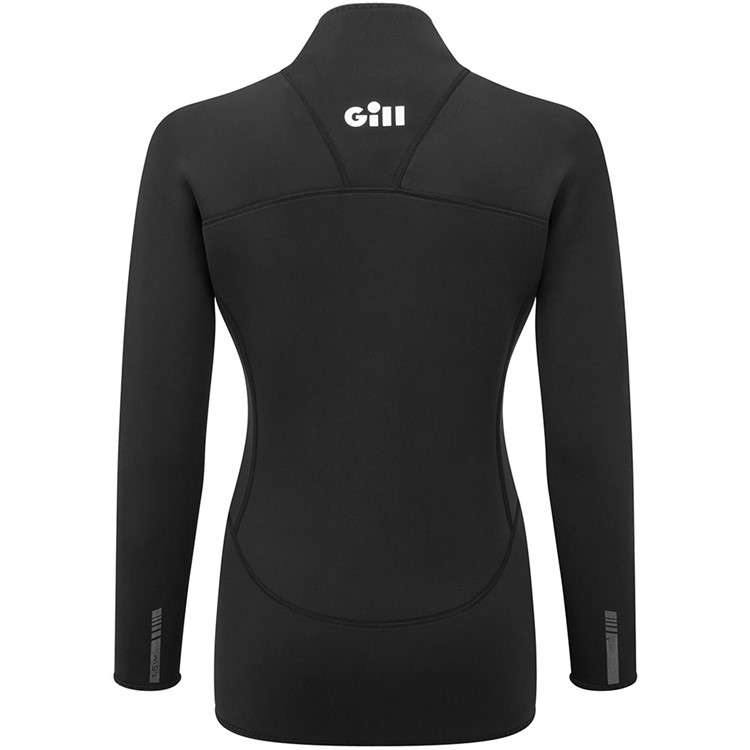 GILL Womens Pursuit Neoprene Jacket, Color: Black, Size: 6-img-1