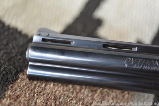 Colt Python 6 inch bbl 357 Mag as New from 1977-img-8