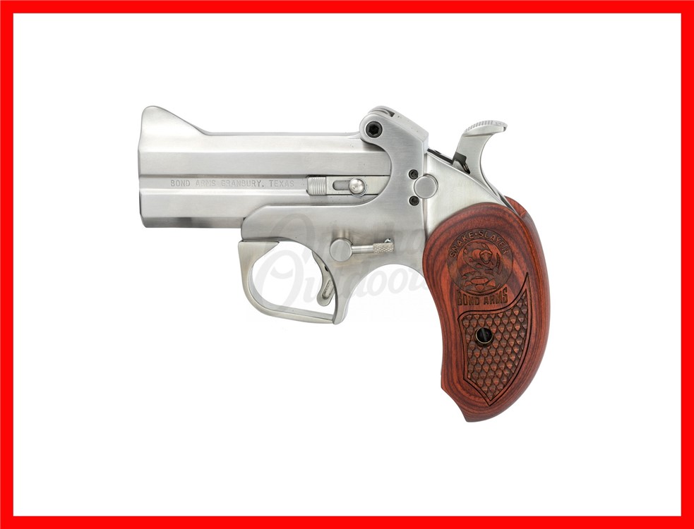 Bond Arms Snake Slayer 3.5" Derringer 2 RD 410 Bore 3" 45 Colt BASS45/410-img-0