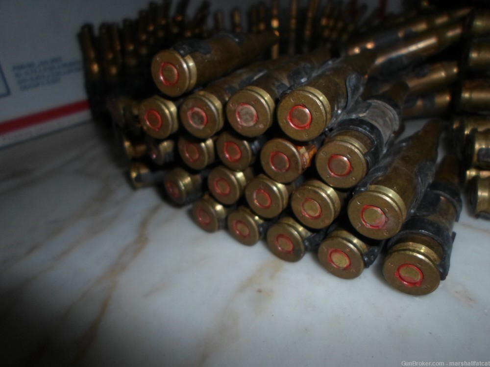112 Rounds of BLANK .308 on M60 belt-img-1