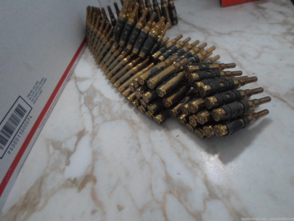 100 Rounds of BLANK .308 on M60 belt-img-1