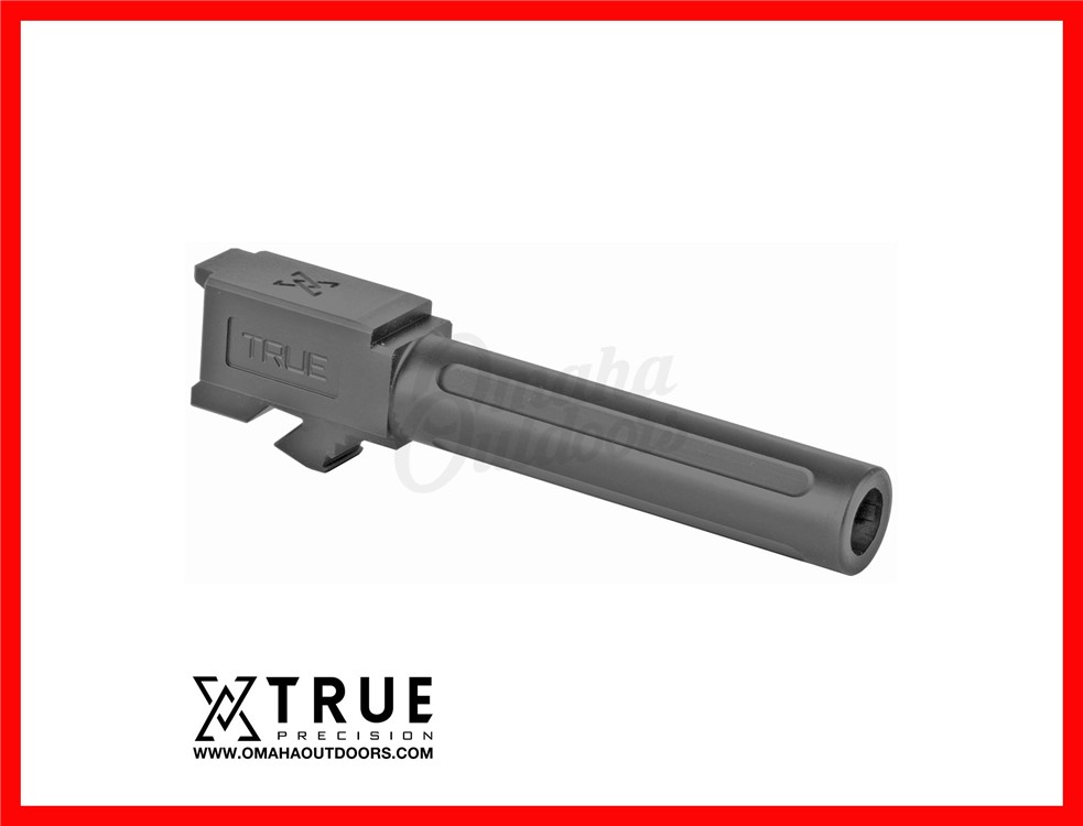 True Precision Barrel For Glock 19 Gen 3/4 9mm Nitride TP-G19B-XBL-img-0