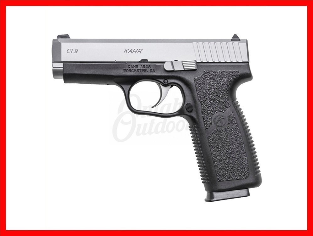 Kahr Arms CT9 Pistol 8 RD 9mm Stainless Slide CT9093-img-0