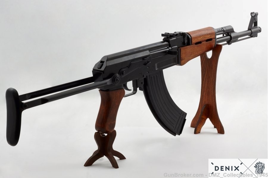 AK-47 Russian Assault Rifle Folding Stock Non-Firing Replica by Denix -img-4