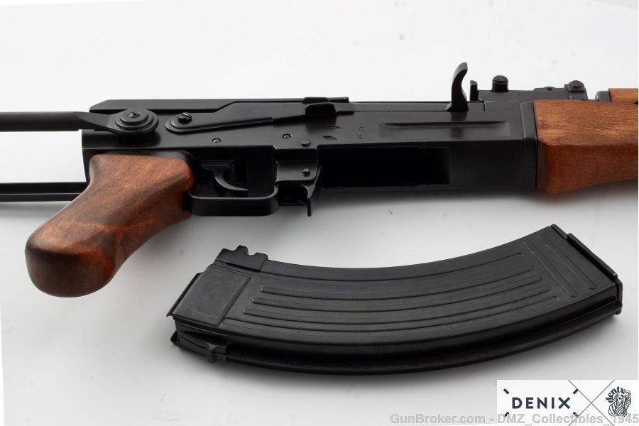 AK-47 Russian Assault Rifle Folding Stock Non-Firing Replica by Denix -img-9