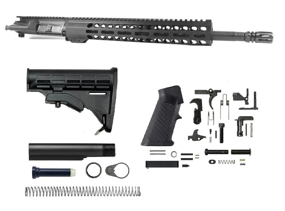 PRO2A TACTICAL 16 inch AR-15 6.8 SPC II M-LOK Melonite Upper Complete Kit-img-0