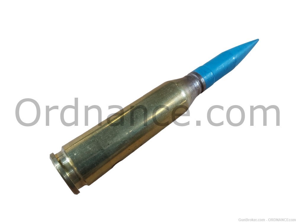 15.5mm Belgian TP round FN BRG 15.5x106mm inert shell ammunition -img-0