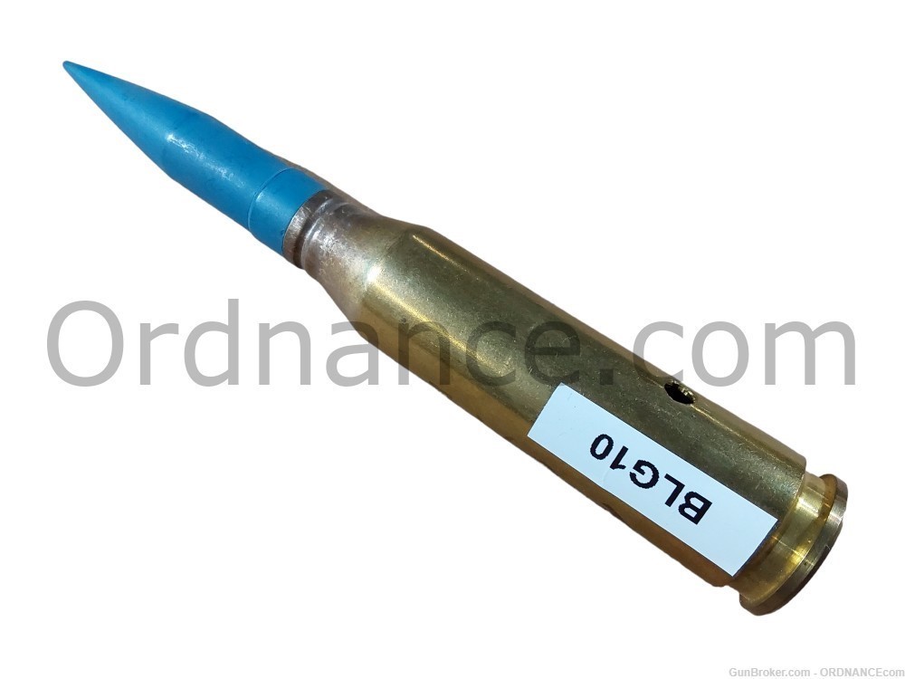 15.5mm Belgian TP round FN BRG 15.5x106mm inert shell ammunition -img-1