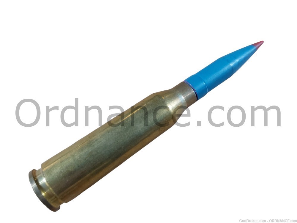 15.5mm Belgian TP-T round FN BRG 15.5x106mm inert shell ammunition -img-0