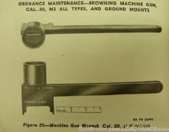 USGI Combo Muzzle Wrench M2HB .50cal Browning M2-img-7