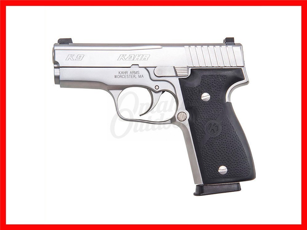 Kahr Arms K9 Full Stainless Pistol Night Sights 7 RD 9mm K9093N-img-0