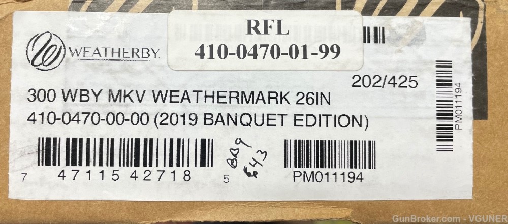 Weatherby MKV Weathermark 2019 RMEF 300 wby mag -img-14
