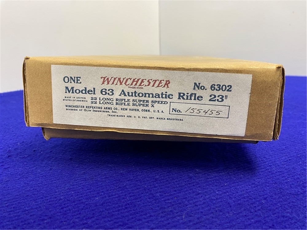 1957 Winchester Model 63 .22 LR Blue *AMAZING SEMI-AUTOMATIC*Classic-img-4