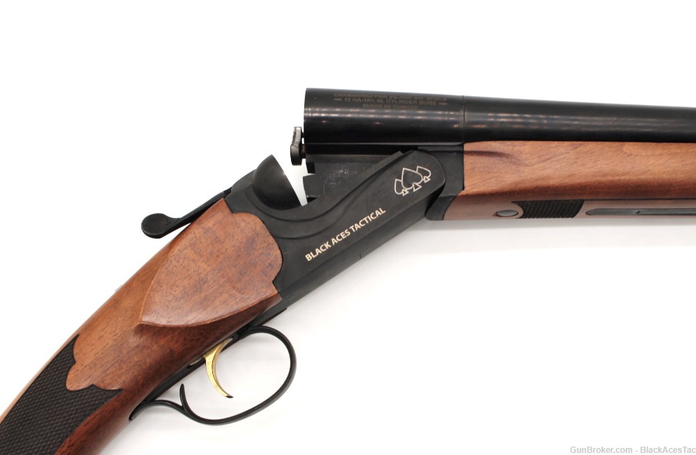 Black Aces Tactical Side by Side Blk Walnut 12GA 18"-img-4
