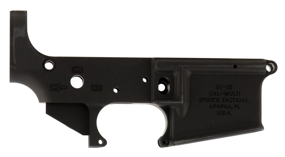 Spikes No Logo Stripped Lower Receiver for AR-15 STLS045-img-0
