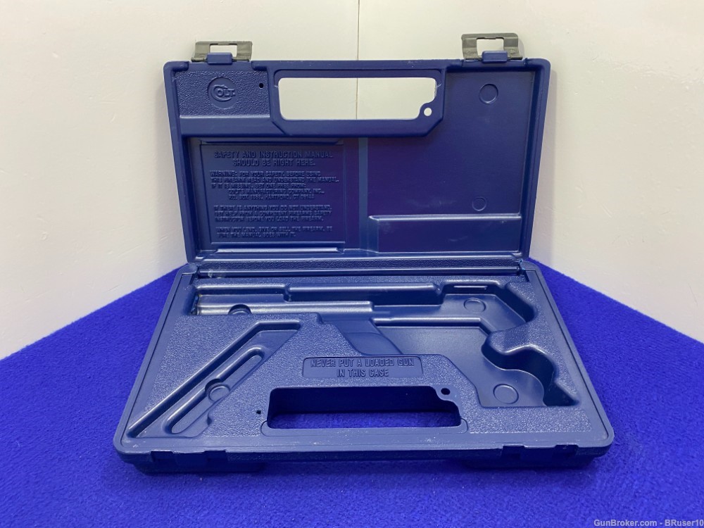 Colt Factory Molded Hard Case with a Picture Box *FOR MODELS .22 & TARGET* -img-14