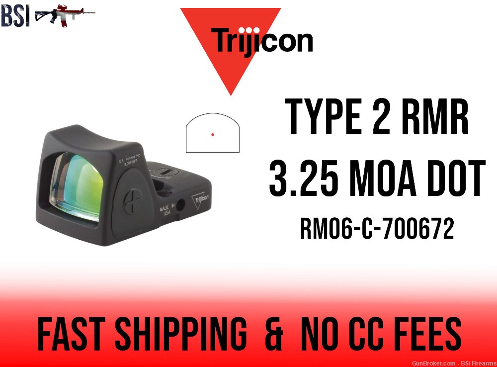 Trijicon RMR Type 2 3.25 MOA Trijicon-RMR-Type 2-img-0