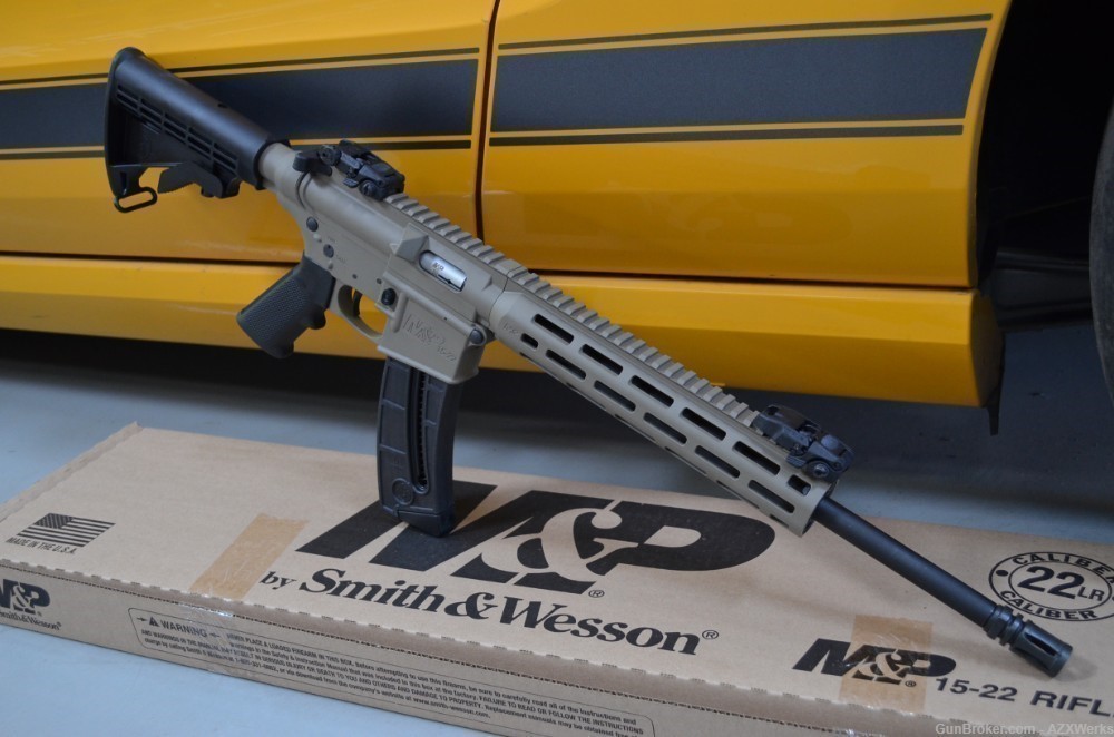 Smith Wesson M&P15-22 Sport X-Werks Magpul FDE MLOK MP15 .22lr 10208-img-1