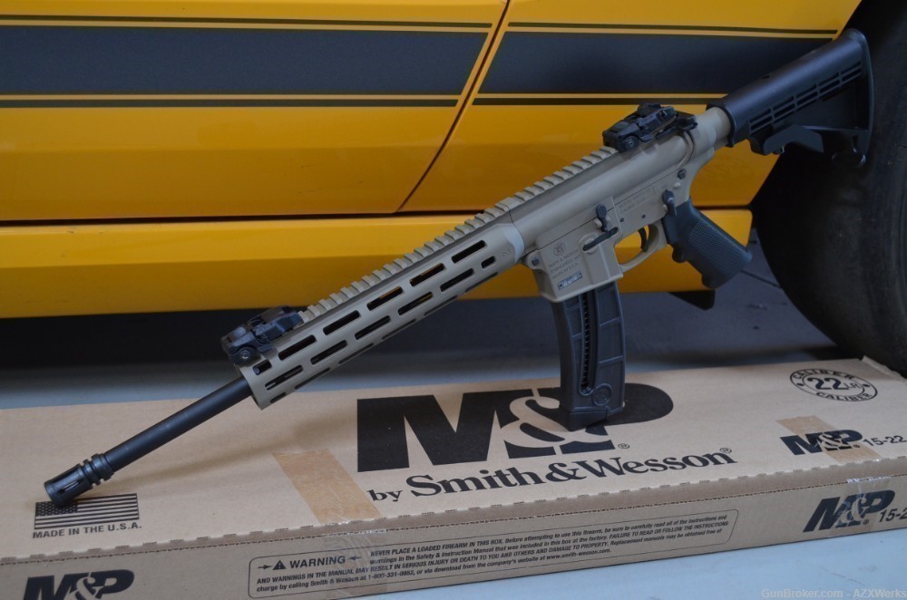 Smith Wesson M&P15-22 Sport X-Werks Magpul FDE MLOK MP15 .22lr 10208-img-3