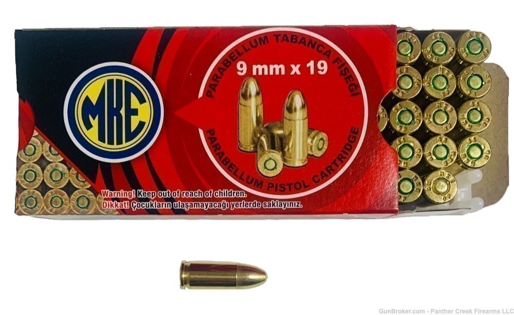 Anderson MKE 9mm Luger Handgun Ammo - 124 Grain FMJ 500rd Battle Pack SALE-img-1
