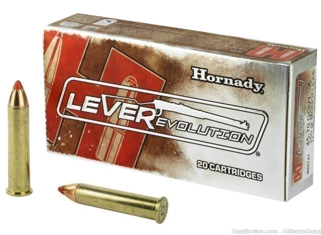 Hornady Lever Evolution 45-70 GOVT 250 Grain MONOFLEX Ammunition 82741-img-0