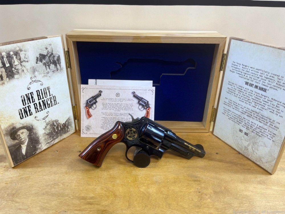 Smith & Wesson Texas Ranger 200th Anniv .357 Mag Revolver 4" - Factory New-img-0