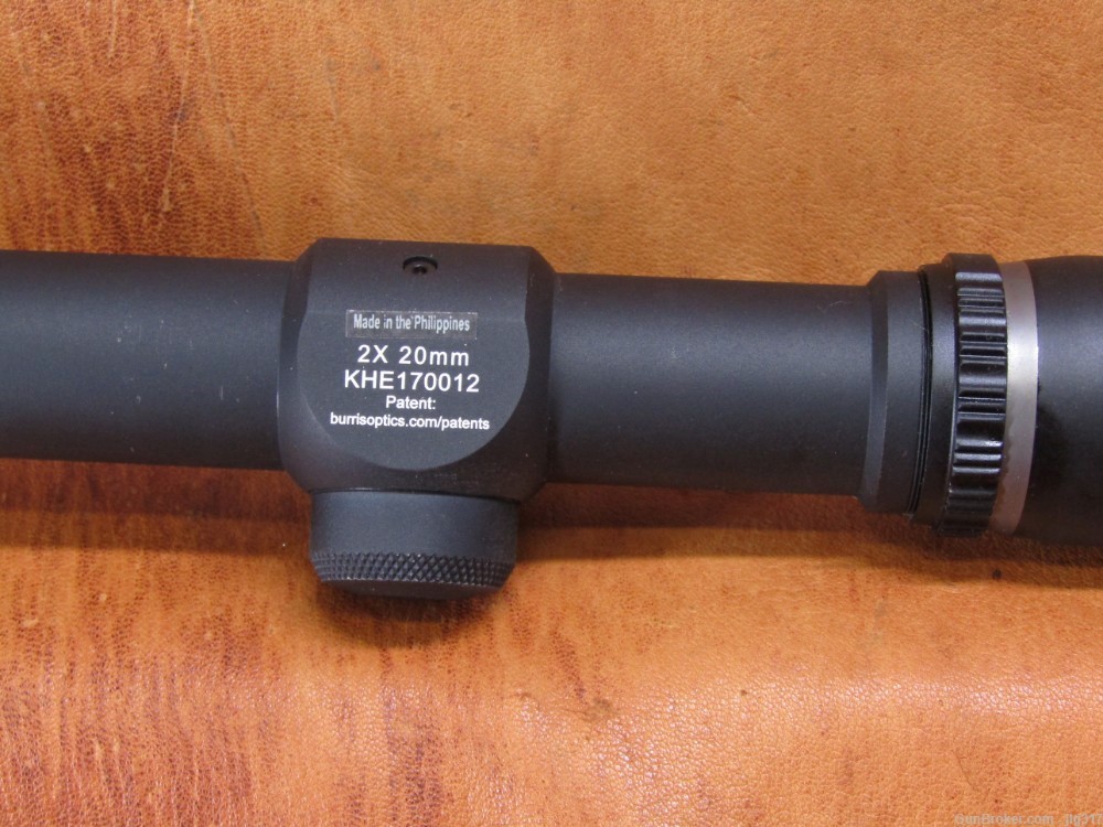Burris 2x20 mm Matte Black EER Handgun Scope-img-10