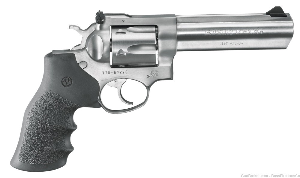 Ruger GP100 .357 Mag DA Revolver 5" 6rd Stainless 01740-img-1