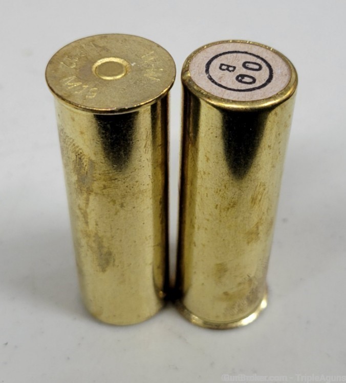 WWII Victory Series 12 gauge Solid Brass M 19 00 Buck collector shotshells-img-7