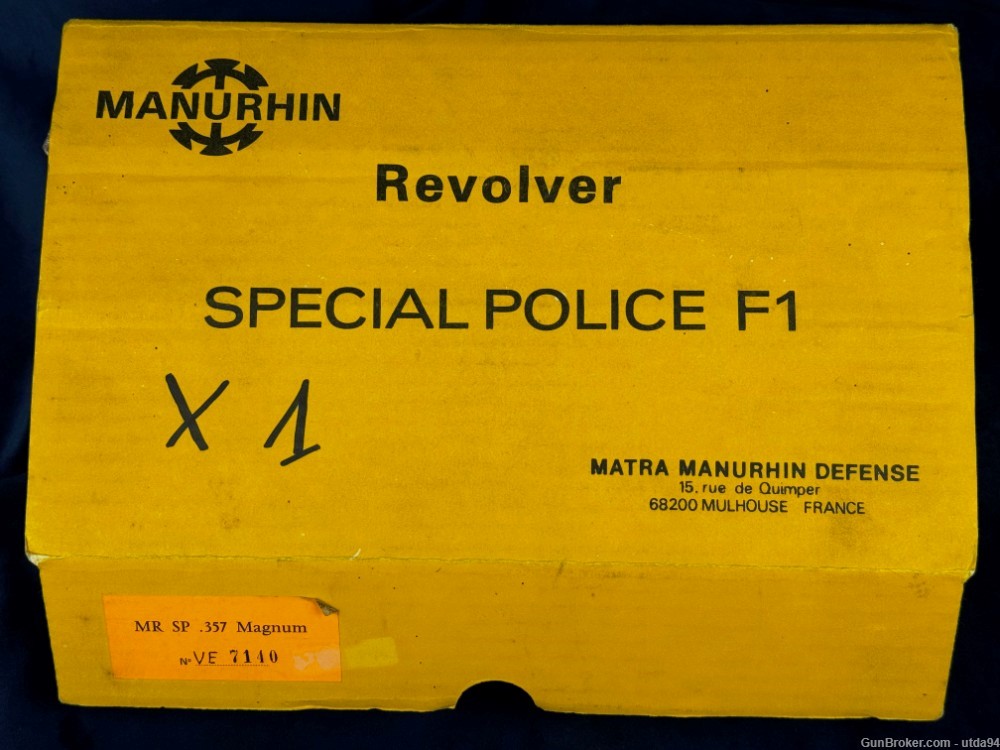 Manurhin Special Police X1 SS .357 Orig Box w/extra 9mm cylinder RARE $0.01-img-15