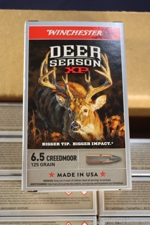 Winchester Deer Season XP 6.5 CREED Rifle Ammunition 200RD Ammo Case 125GR -img-2