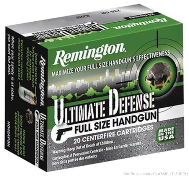 Remington Ultimate Home Defense .357 Mag 125gr Brass Jacketed Hollow Point-img-0