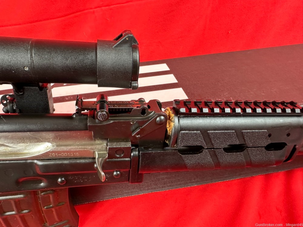 Zastava M 91 Sniper Rifle 7.62x54R Scope 10rd AK POSP Scope 4X24-img-21