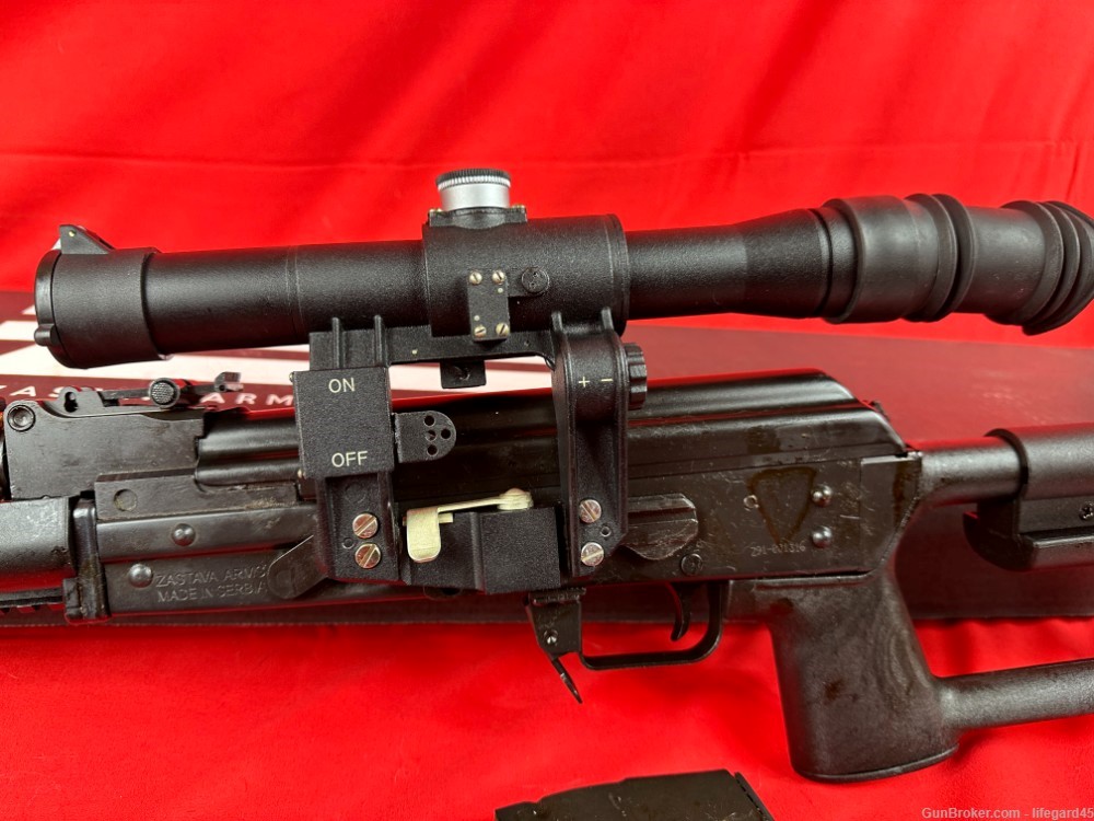 Zastava M 91 Sniper Rifle 7.62x54R Scope 10rd AK POSP Scope 4X24-img-1
