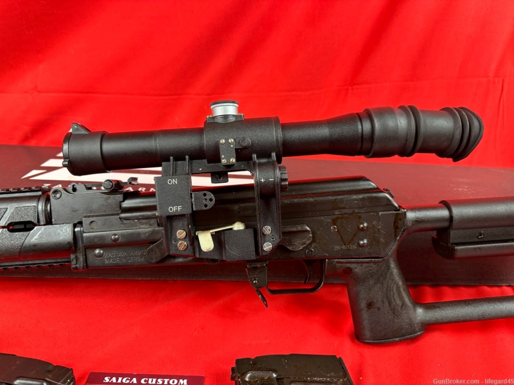 Zastava M 91 Sniper Rifle 7.62x54R Scope 10rd AK POSP Scope 4X24-img-8