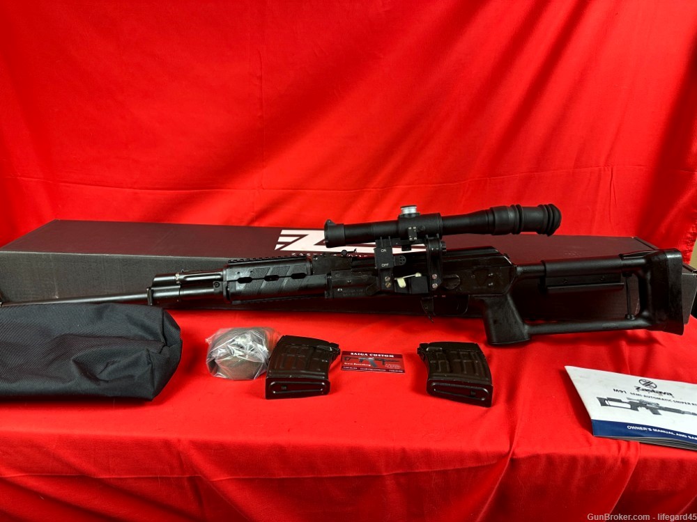 Zastava M 91 Sniper Rifle 7.62x54R Scope 10rd AK POSP Scope 4X24-img-0